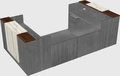 Reception desk u-shape