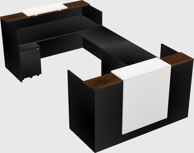 Reception desk u-shape