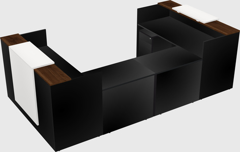 Reception desk u-shape