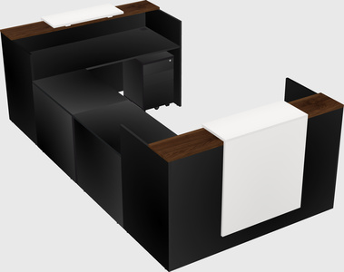 Reception desk u-shape
