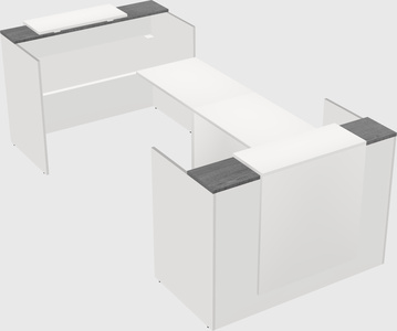 Reception desk u-shape