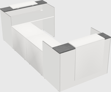 Reception desk u-shape