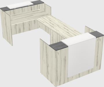 Reception desk u-shape