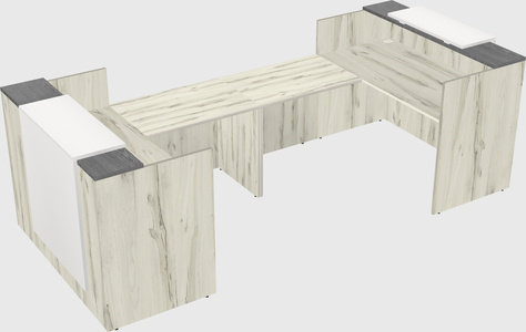 Reception desk u-shape