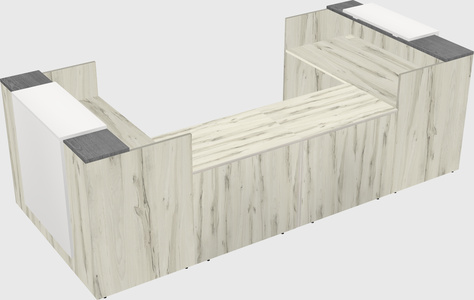Reception desk u-shape