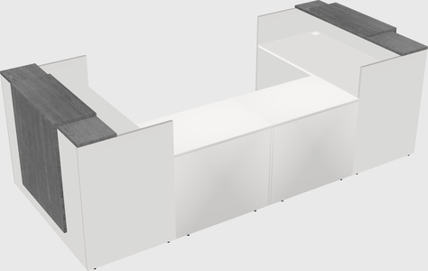 Reception desk u-shape