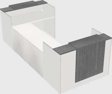 Reception desk u-shape