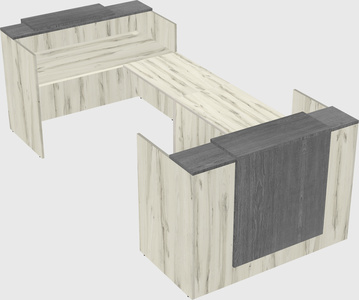 Reception desk u-shape