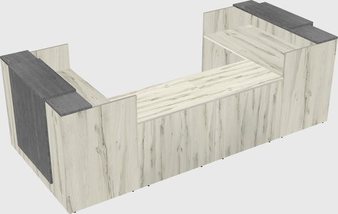 Reception desk u-shape