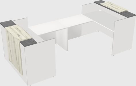 Reception desk u-shape