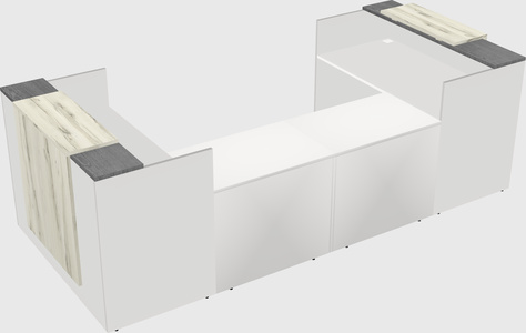 Reception desk u-shape