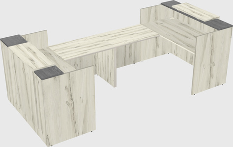 Reception desk u-shape