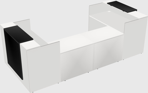 Reception desk u-shape