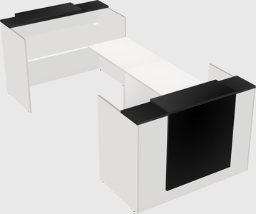 Reception desk u-shape