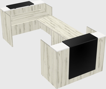 Reception desk u-shape