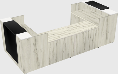 Reception desk u-shape
