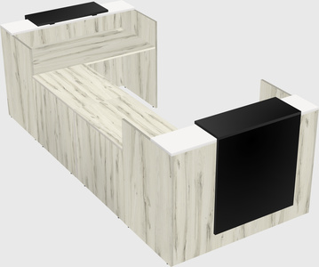 Reception desk u-shape