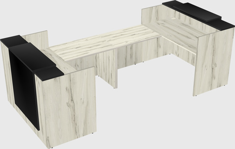 Reception desk u-shape
