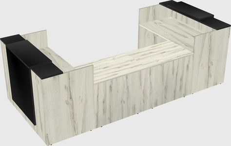 Reception desk u-shape