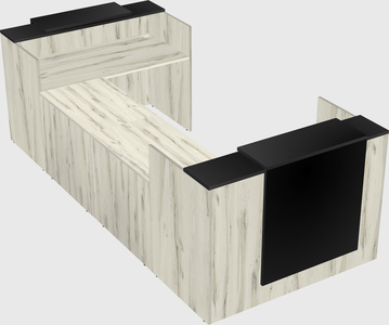 Reception desk u-shape
