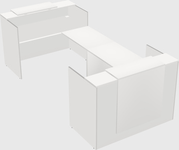 Reception desk u-shape