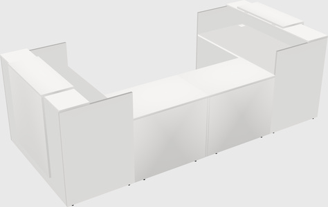 Reception desk u-shape