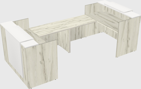 Reception desk u-shape