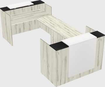 Reception desk u-shape