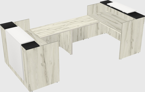 Reception desk u-shape