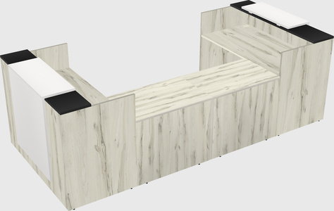 Reception desk u-shape