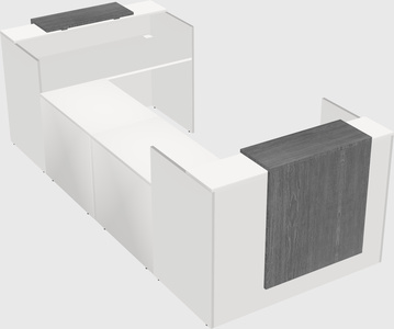 Reception desk u-shape