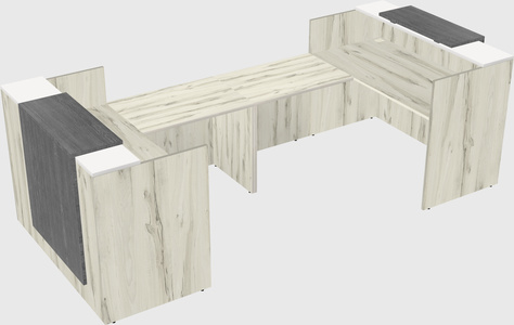 Reception desk u-shape