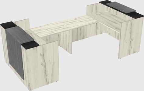 Reception desk u-shape