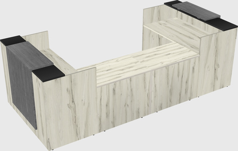 Reception desk u-shape