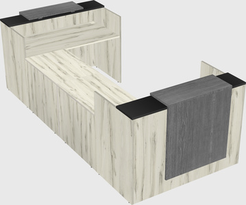 Reception desk u-shape