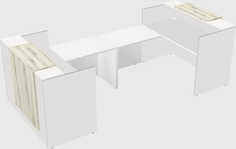 Reception desk u-shape