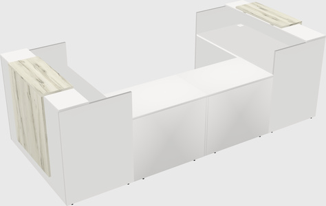 Reception desk u-shape