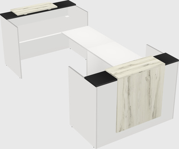Reception desk u-shape