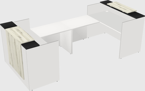 Reception desk u-shape
