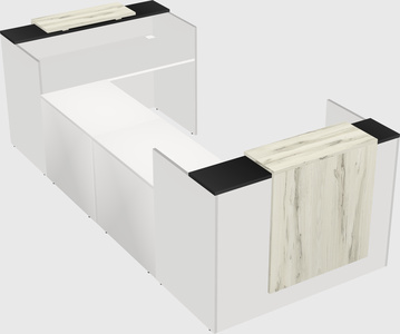 Reception desk u-shape