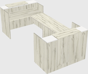 Reception desk u-shape