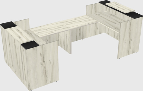Reception desk u-shape
