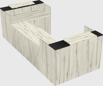 Reception desk u-shape