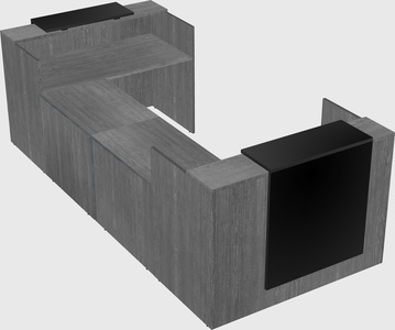 Reception desk u-shape