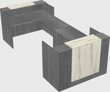 Reception desk u-shape