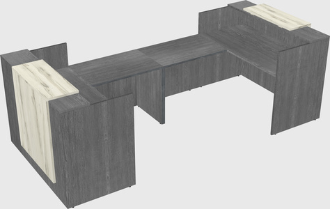 Reception desk u-shape