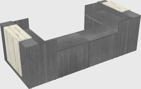 Reception desk u-shape
