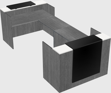 Reception desk u-shape
