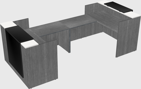 Reception desk u-shape