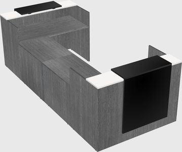 Reception desk u-shape